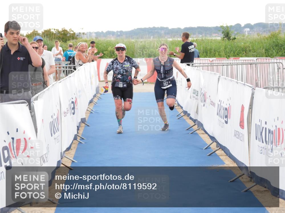 22.06.2025 - Viking Triathlon MichiJ http://msf.ph/oto/8119592 22.06.2025 16:28:54 Ziel 116, 362 meine-sportfotos.de
