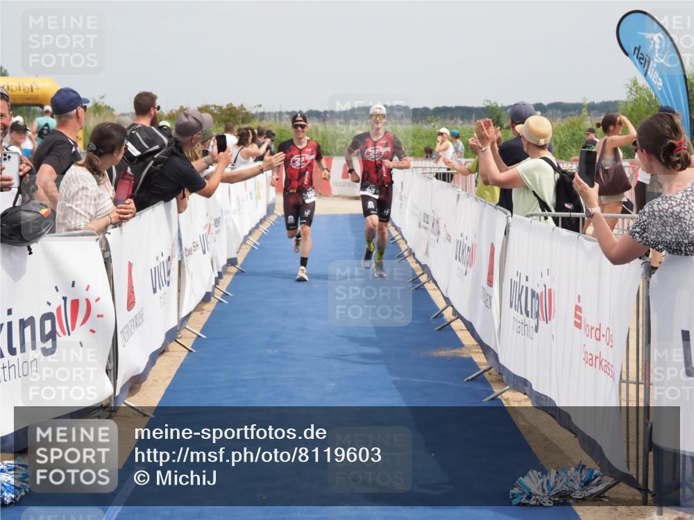 22.06.2025 - Viking Triathlon MichiJ http://msf.ph/oto/8119603 22.06.2025 15:09:40 Ziel 428, 506 meine-sportfotos.de