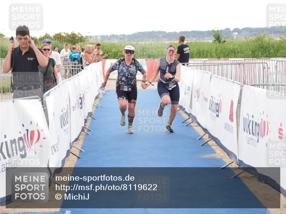 22.06.2025 - Viking Triathlon MichiJ http://msf.ph/oto/8119622 22.06.2025 16:28:54 Ziel 116, 362 meine-sportfotos.de