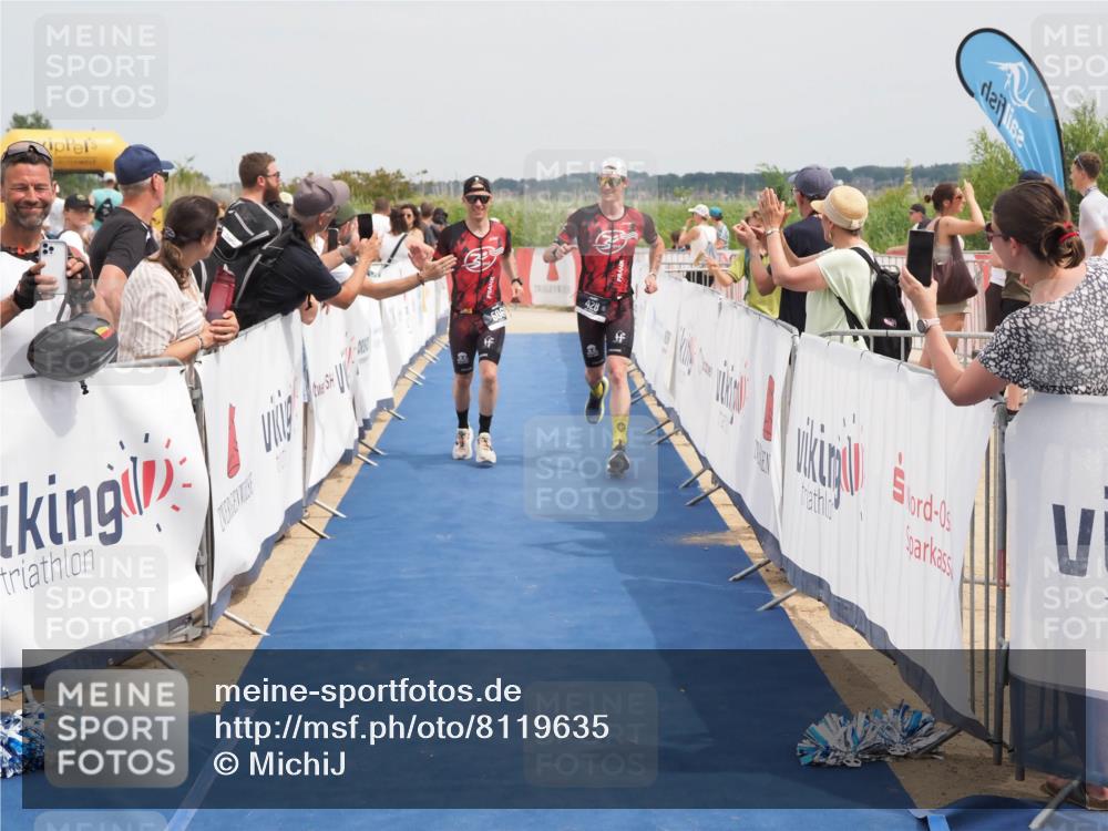 22.06.2025 - Viking Triathlon MichiJ http://msf.ph/oto/8119635 22.06.2025 15:09:41 Ziel 428, 506 meine-sportfotos.de