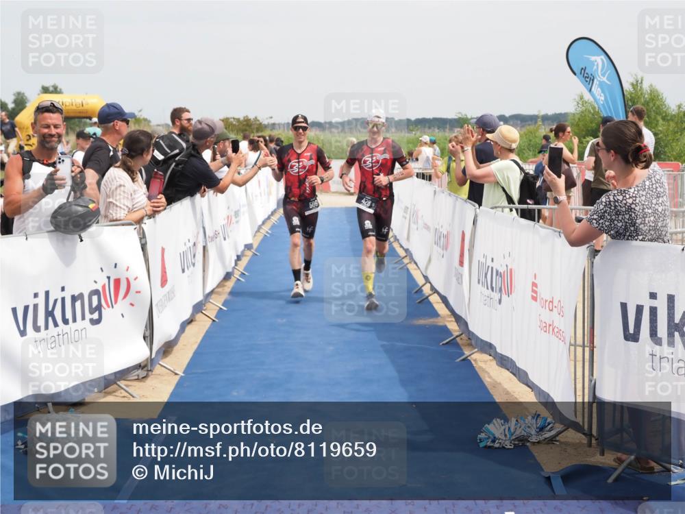22.06.2025 - Viking Triathlon MichiJ http://msf.ph/oto/8119659 22.06.2025 15:09:41 Ziel 428, 506 meine-sportfotos.de