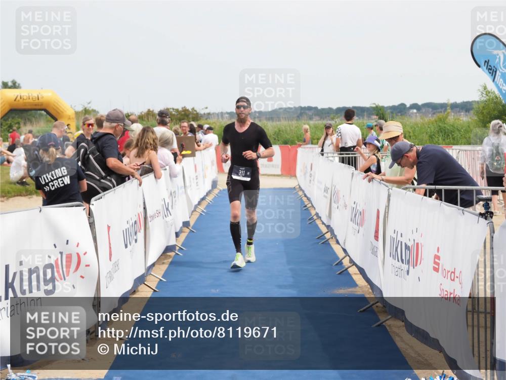 22.06.2025 - Viking Triathlon MichiJ http://msf.ph/oto/8119671 22.06.2025 14:58:53 Ziel 311 meine-sportfotos.de