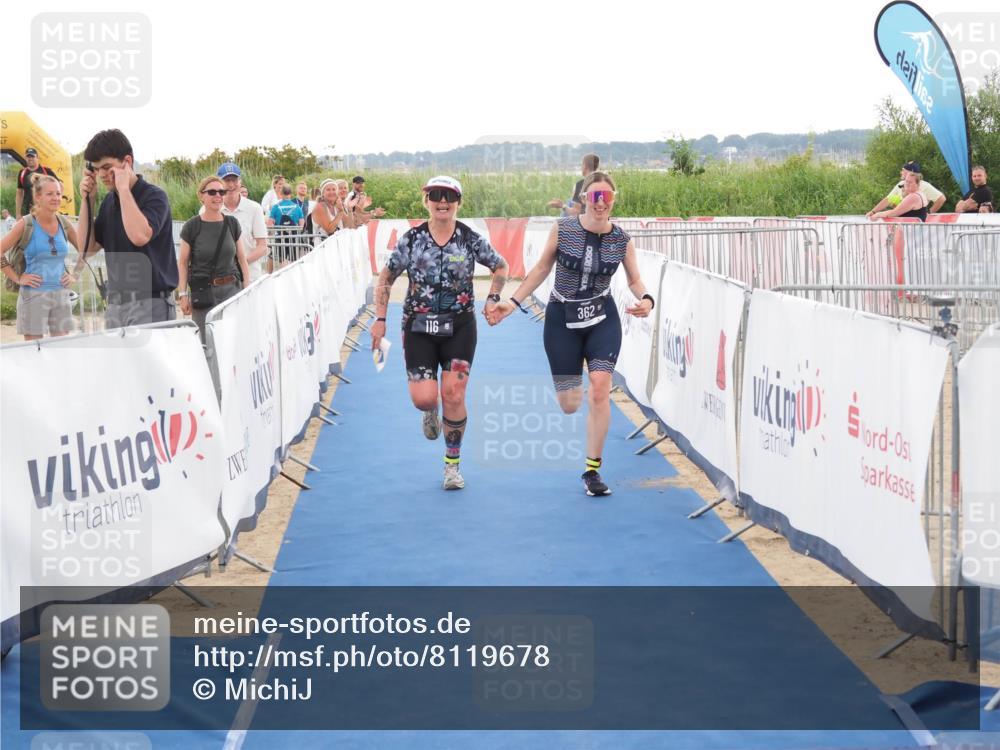 22.06.2025 - Viking Triathlon MichiJ http://msf.ph/oto/8119678 22.06.2025 16:28:55 Ziel 116, 362 meine-sportfotos.de