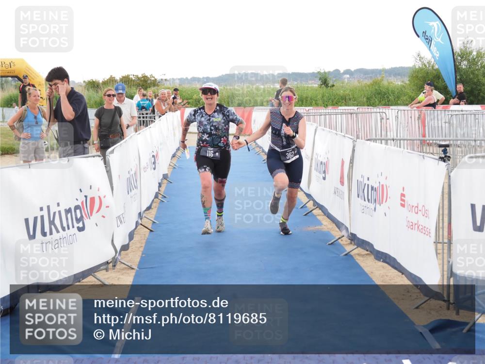 22.06.2025 - Viking Triathlon MichiJ http://msf.ph/oto/8119685 22.06.2025 16:28:55 Ziel 116, 362 meine-sportfotos.de