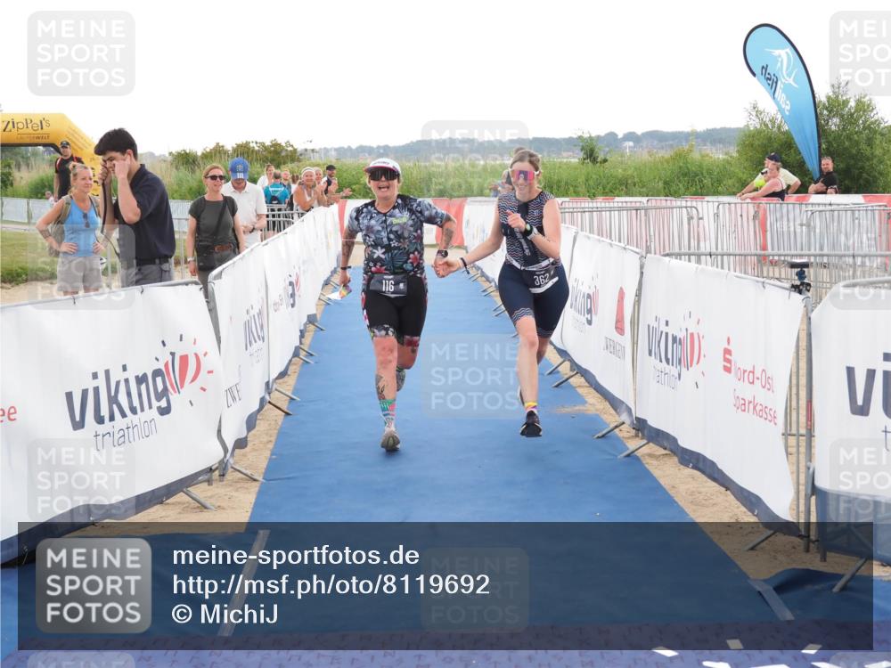 22.06.2025 - Viking Triathlon MichiJ http://msf.ph/oto/8119692 22.06.2025 16:28:55 Ziel 116, 362 meine-sportfotos.de