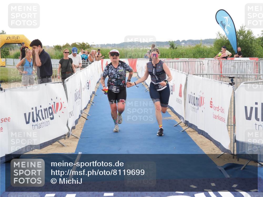 22.06.2025 - Viking Triathlon MichiJ http://msf.ph/oto/8119699 22.06.2025 16:28:55 Ziel 116, 362 meine-sportfotos.de
