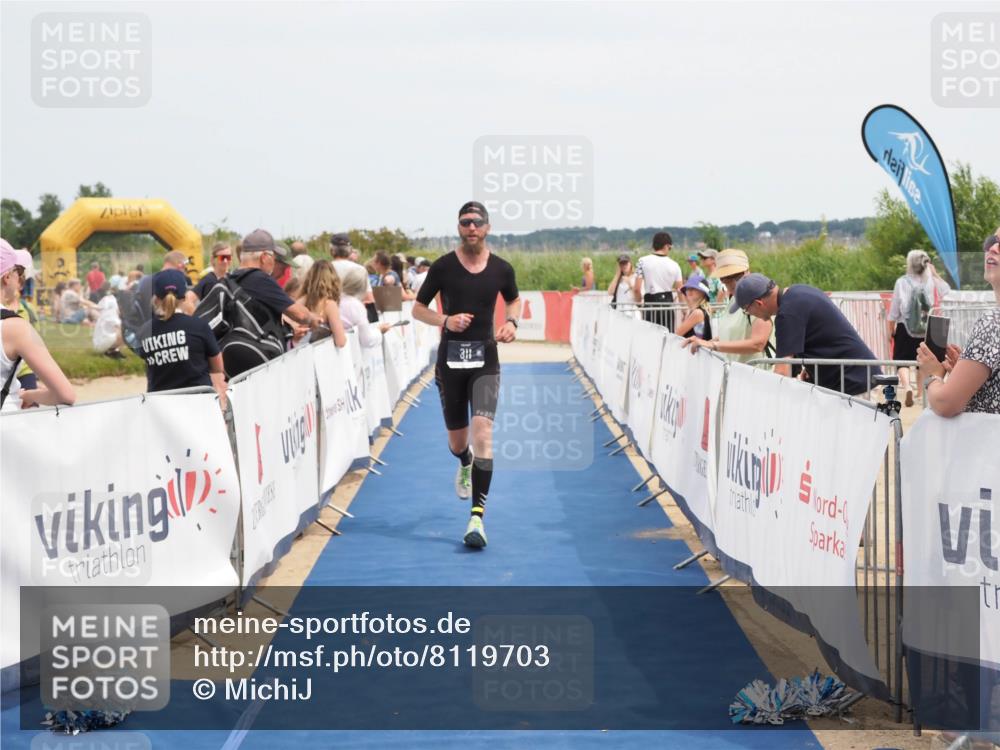 22.06.2025 - Viking Triathlon MichiJ http://msf.ph/oto/8119703 22.06.2025 14:58:54 Ziel 311 meine-sportfotos.de