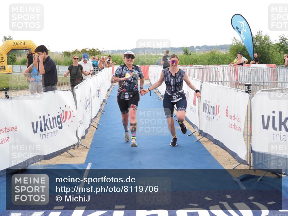 22.06.2025 - Viking Triathlon MichiJ http://msf.ph/oto/8119706 22.06.2025 16:28:55 Ziel 116, 362 meine-sportfotos.de