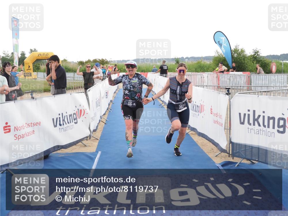 22.06.2025 - Viking Triathlon MichiJ http://msf.ph/oto/8119737 22.06.2025 16:28:56 Ziel 116, 362 meine-sportfotos.de