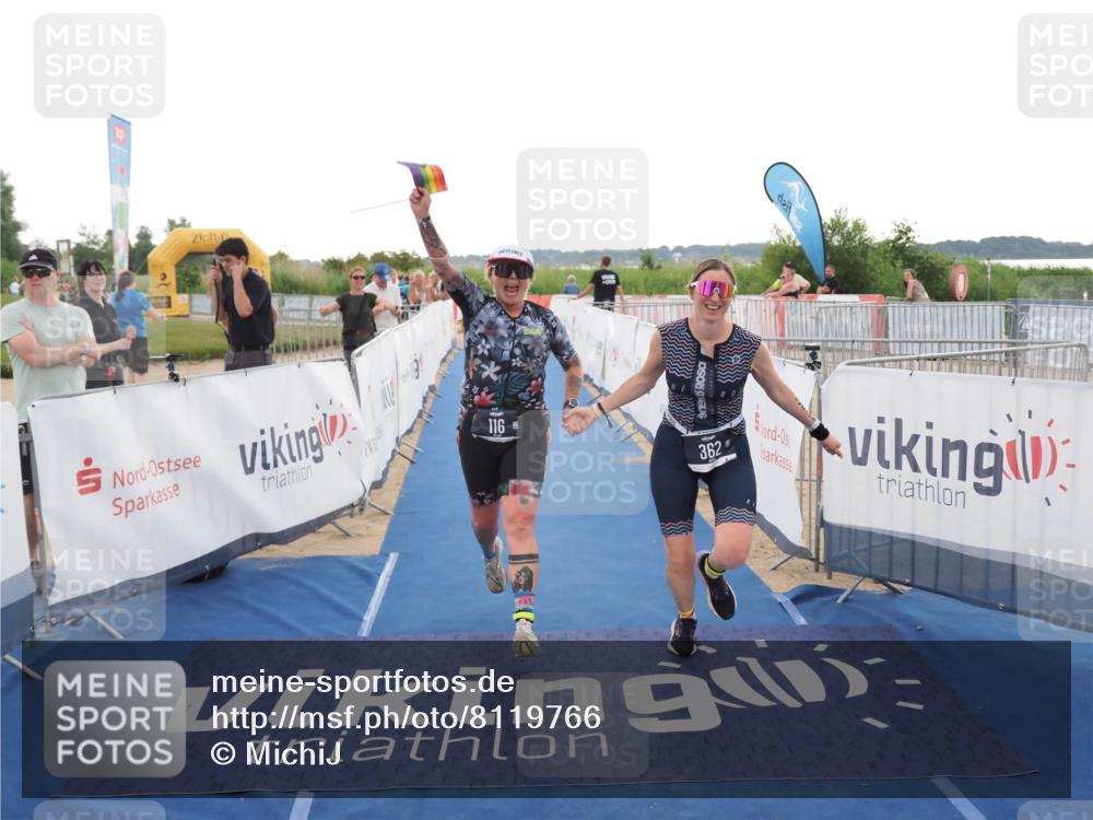 22.06.2025 - Viking Triathlon MichiJ http://msf.ph/oto/8119766 22.06.2025 16:28:56 Ziel 116, 362 meine-sportfotos.de