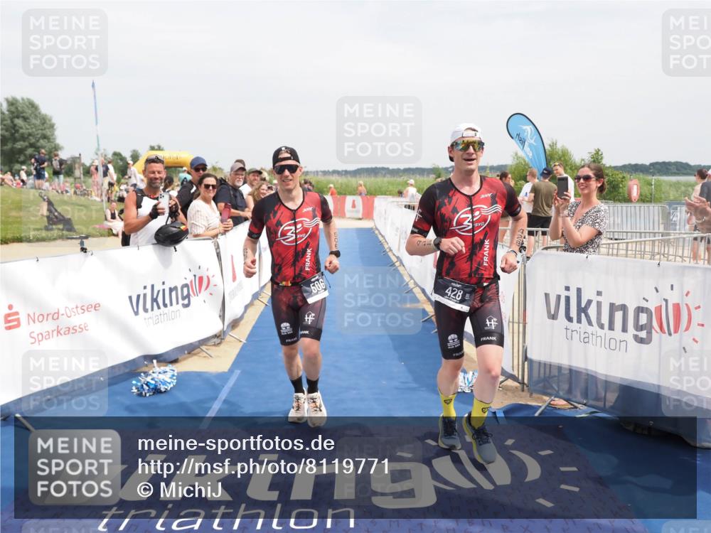 22.06.2025 - Viking Triathlon MichiJ http://msf.ph/oto/8119771 22.06.2025 15:09:43 Ziel 428, 506 meine-sportfotos.de