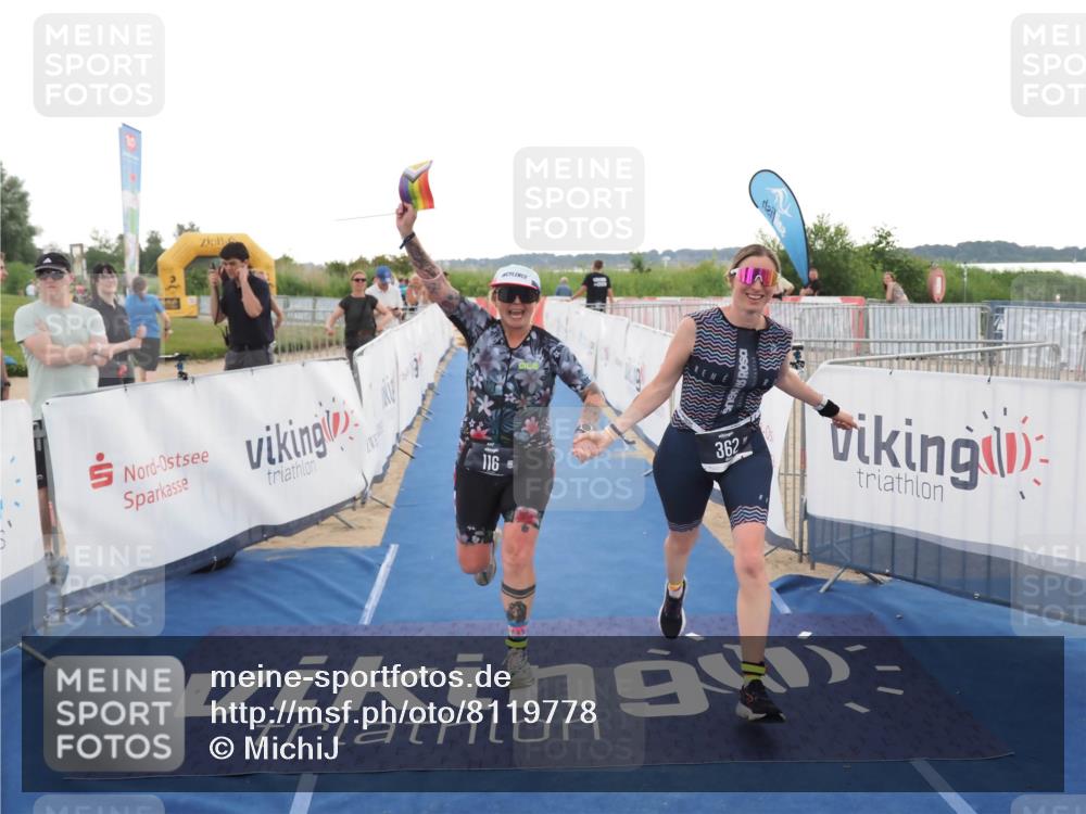22.06.2025 - Viking Triathlon MichiJ http://msf.ph/oto/8119778 22.06.2025 16:28:56 Ziel 116, 362 meine-sportfotos.de