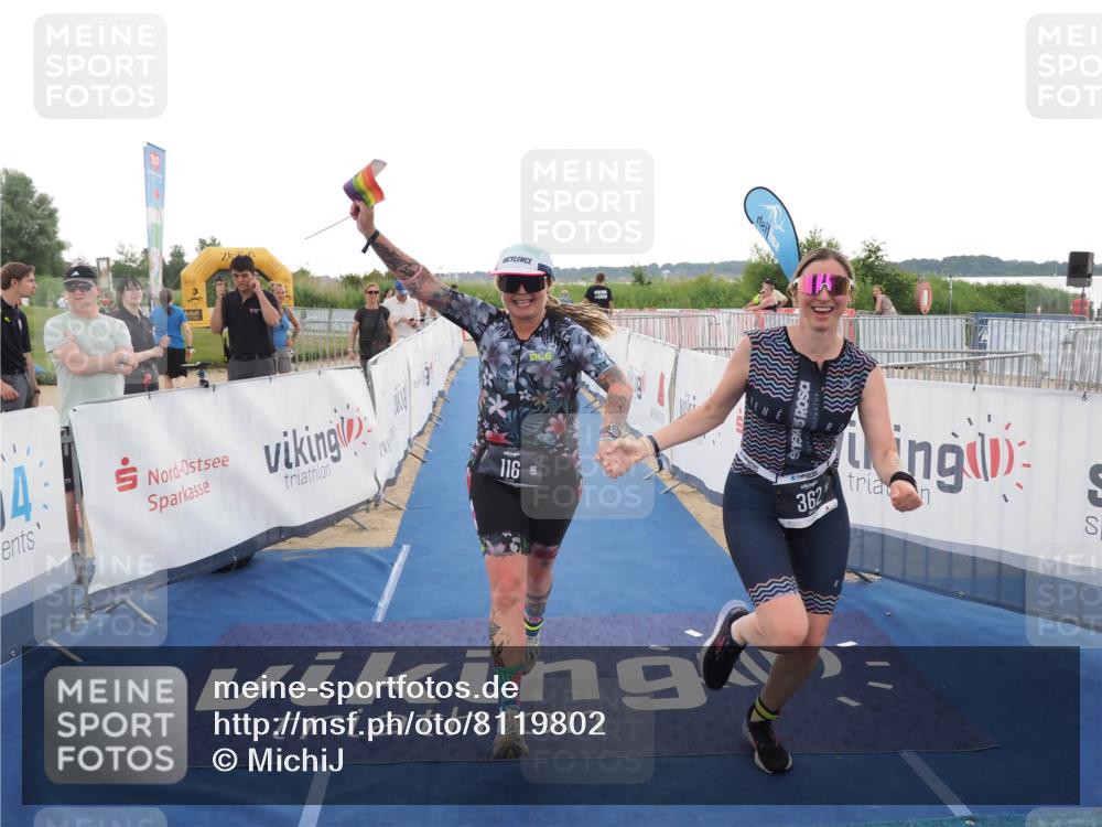 22.06.2025 - Viking Triathlon MichiJ http://msf.ph/oto/8119802 22.06.2025 16:28:56 Ziel 116, 362 meine-sportfotos.de