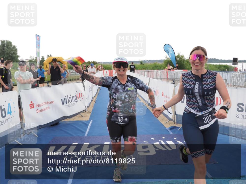 22.06.2025 - Viking Triathlon MichiJ http://msf.ph/oto/8119825 22.06.2025 16:28:57 Ziel 116, 362 meine-sportfotos.de