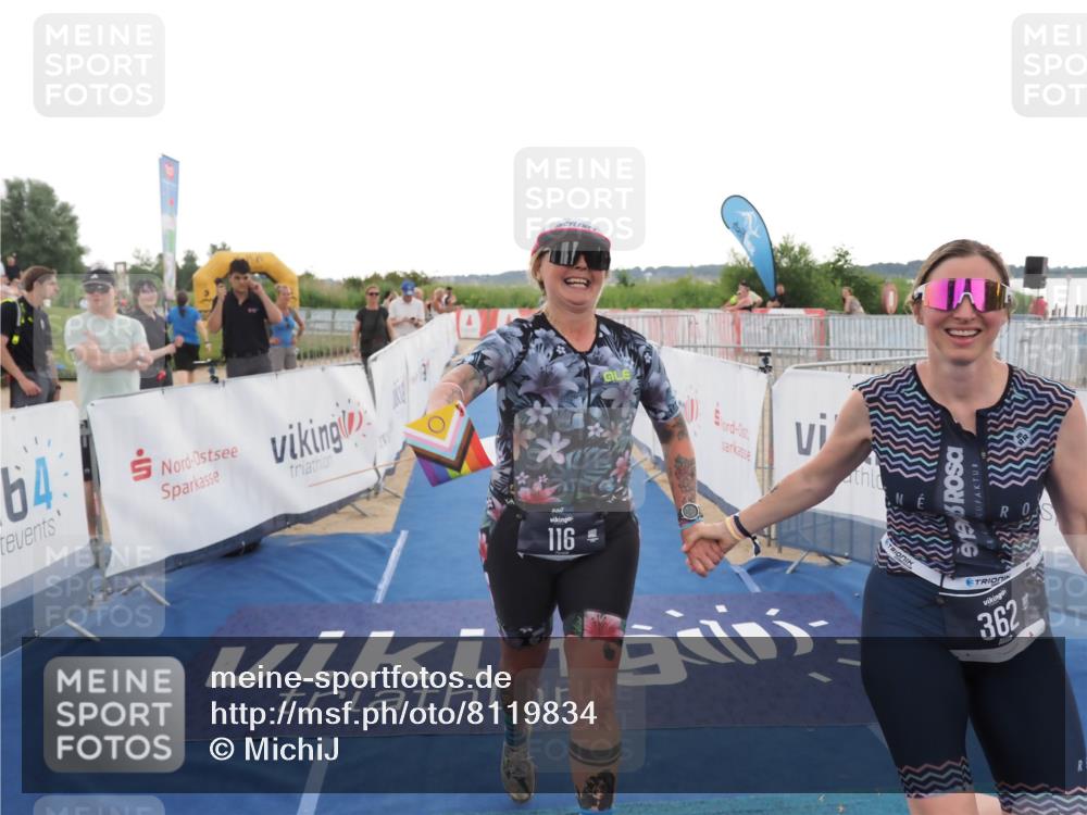 22.06.2025 - Viking Triathlon MichiJ http://msf.ph/oto/8119834 22.06.2025 16:28:57 Ziel 116, 362 meine-sportfotos.de