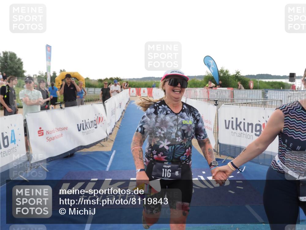 22.06.2025 - Viking Triathlon MichiJ http://msf.ph/oto/8119843 22.06.2025 16:28:57 Ziel 116, 362 meine-sportfotos.de