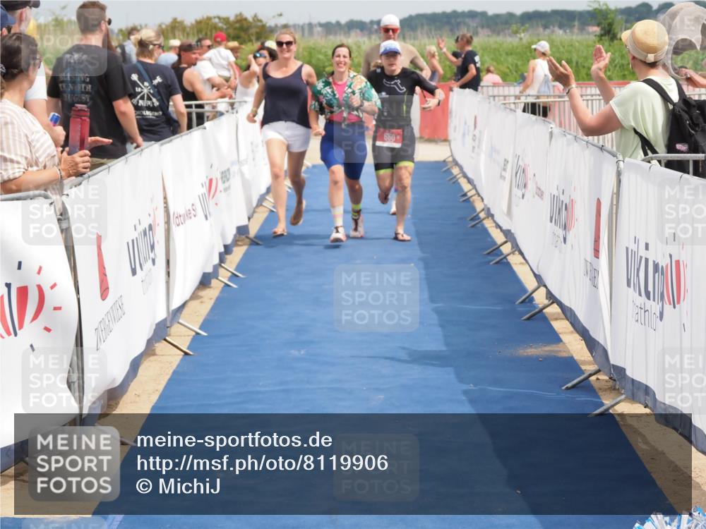 22.06.2025 - Viking Triathlon MichiJ http://msf.ph/oto/8119906 22.06.2025 15:10:35 Ziel 518, 660 meine-sportfotos.de