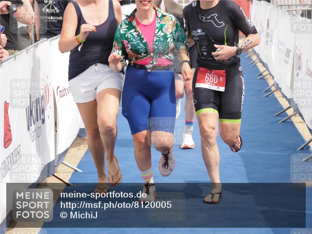 22.06.2025 - Viking Triathlon MichiJ http://msf.ph/oto/8120005 22.06.2025 15:10:36 Ziel 518, 660 meine-sportfotos.de