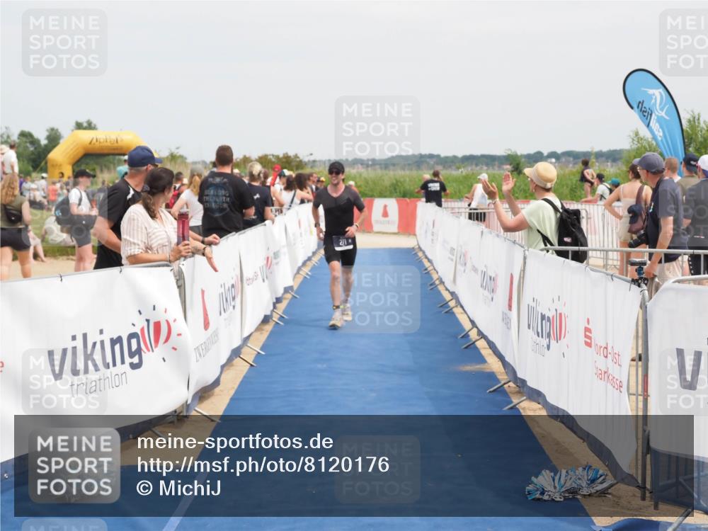 22.06.2025 - Viking Triathlon MichiJ http://msf.ph/oto/8120176 22.06.2025 15:11:15 Ziel 146, 271, 365 meine-sportfotos.de