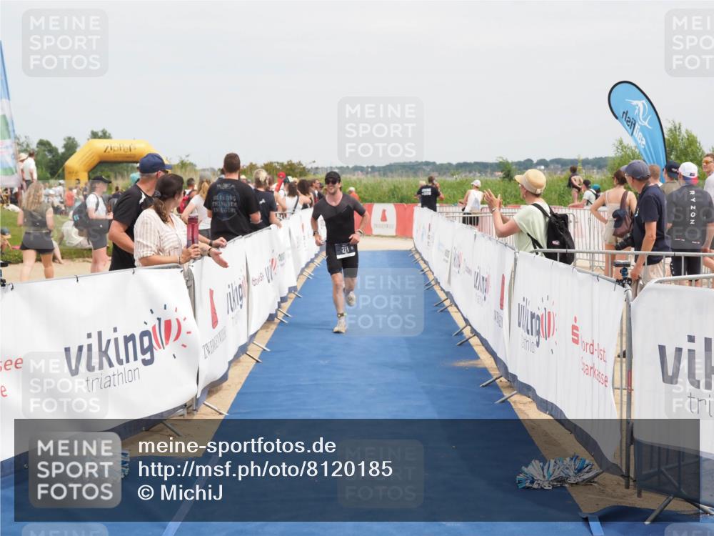22.06.2025 - Viking Triathlon MichiJ http://msf.ph/oto/8120185 22.06.2025 15:11:15 Ziel 146, 271, 365 meine-sportfotos.de