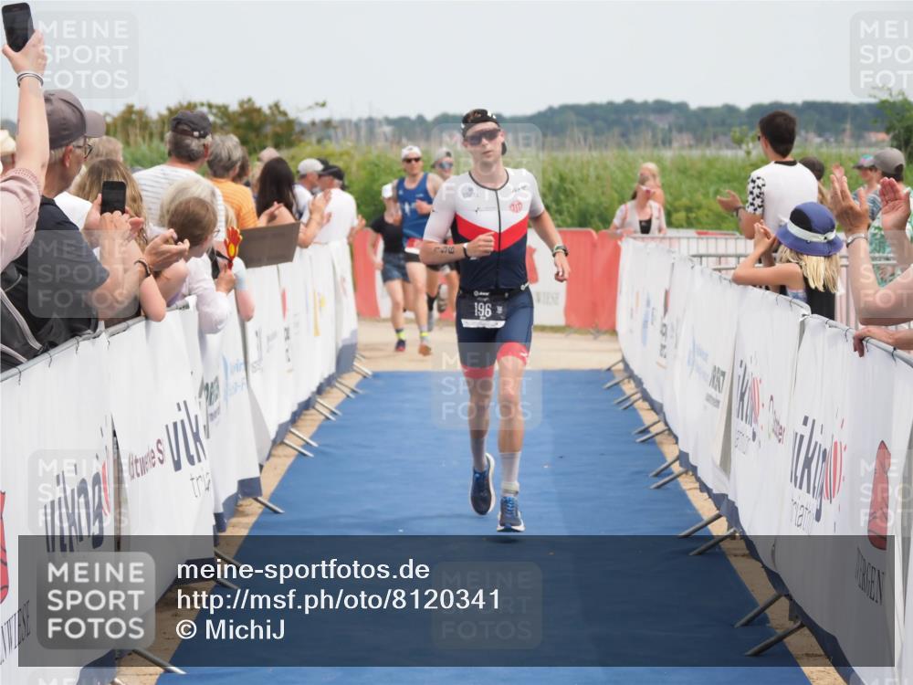 22.06.2025 - Viking Triathlon MichiJ http://msf.ph/oto/8120341 22.06.2025 14:59:14 Ziel 196, 611 meine-sportfotos.de