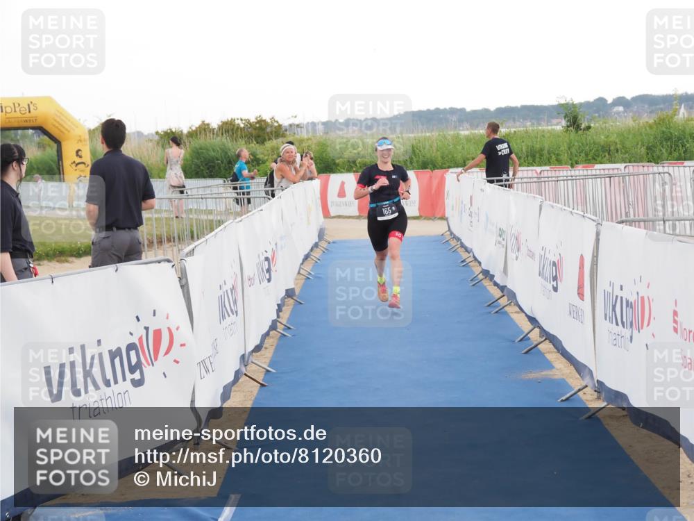 22.06.2025 - Viking Triathlon MichiJ http://msf.ph/oto/8120360 22.06.2025 16:30:42 Ziel 165 meine-sportfotos.de