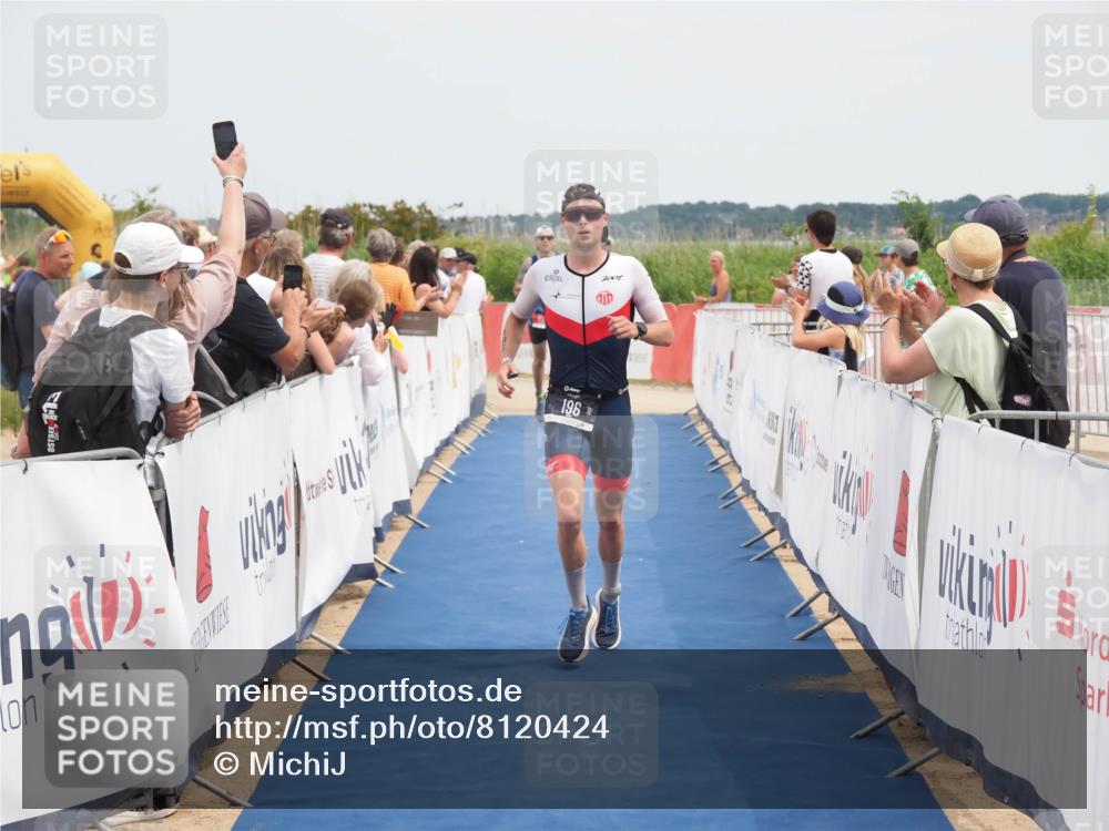 22.06.2025 - Viking Triathlon MichiJ http://msf.ph/oto/8120424 22.06.2025 14:59:15 Ziel 196, 611 meine-sportfotos.de