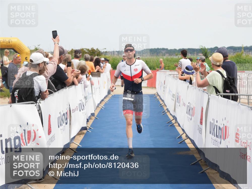 22.06.2025 - Viking Triathlon MichiJ http://msf.ph/oto/8120436 22.06.2025 14:59:16 Ziel 196, 611 meine-sportfotos.de