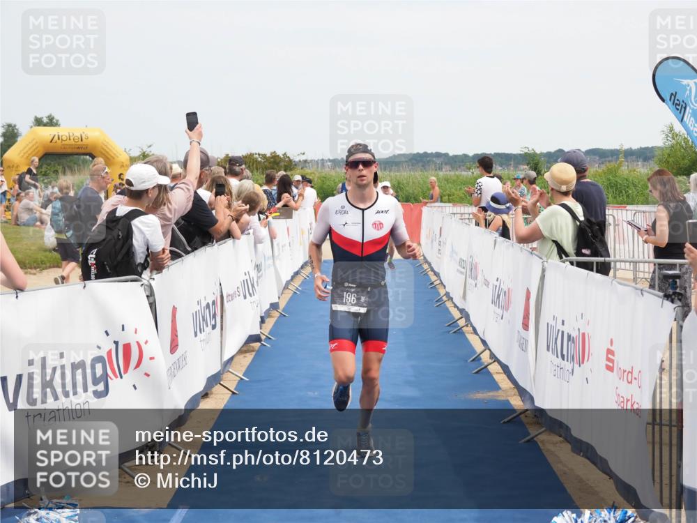 22.06.2025 - Viking Triathlon MichiJ http://msf.ph/oto/8120473 22.06.2025 14:59:16 Ziel 196, 611 meine-sportfotos.de