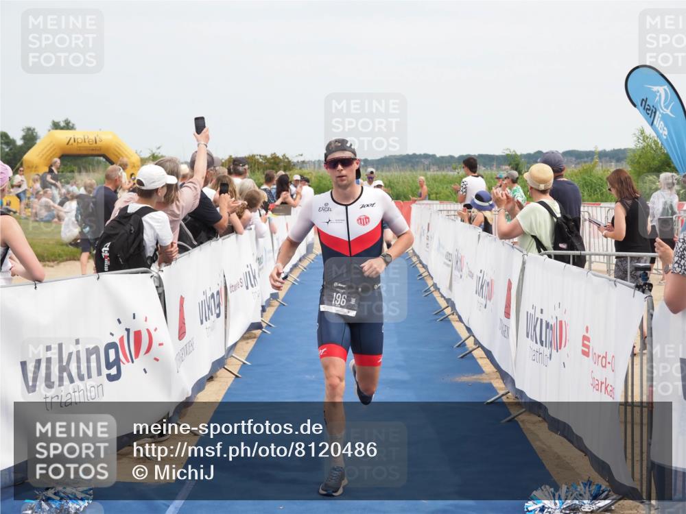 22.06.2025 - Viking Triathlon MichiJ http://msf.ph/oto/8120486 22.06.2025 14:59:16 Ziel 196, 611 meine-sportfotos.de