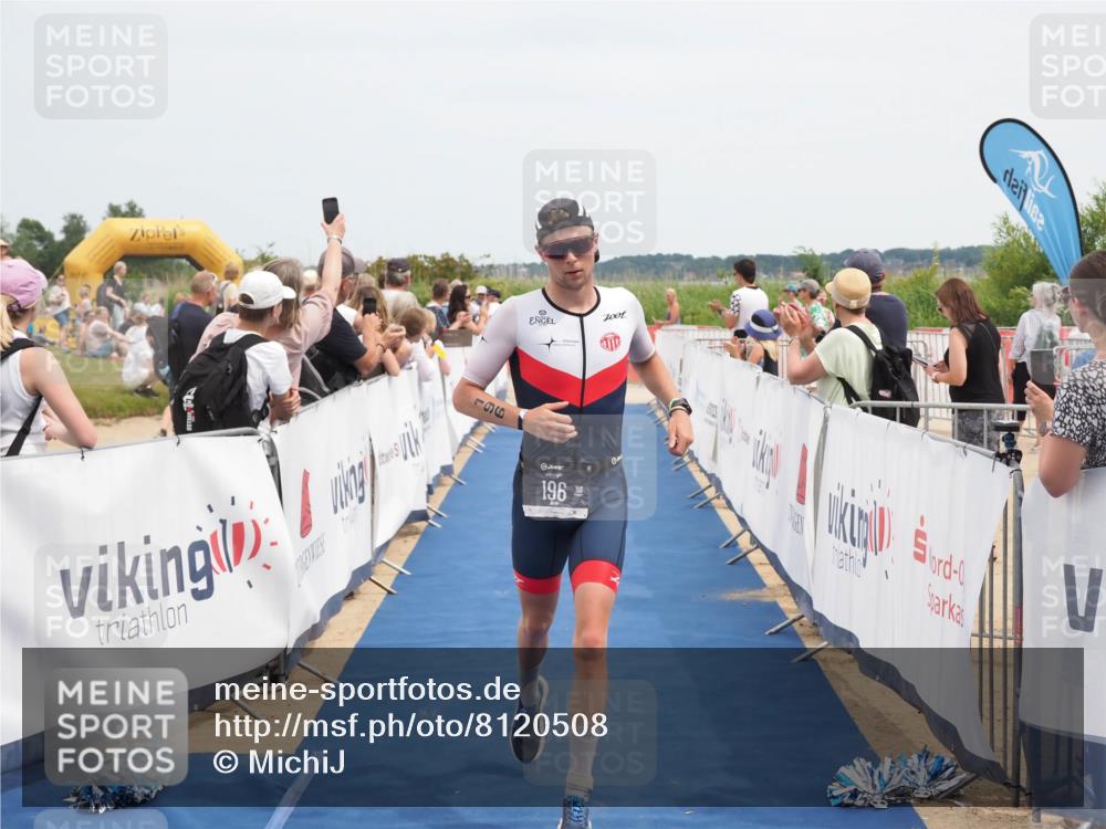 22.06.2025 - Viking Triathlon MichiJ http://msf.ph/oto/8120508 22.06.2025 14:59:17 Ziel 196, 611 meine-sportfotos.de