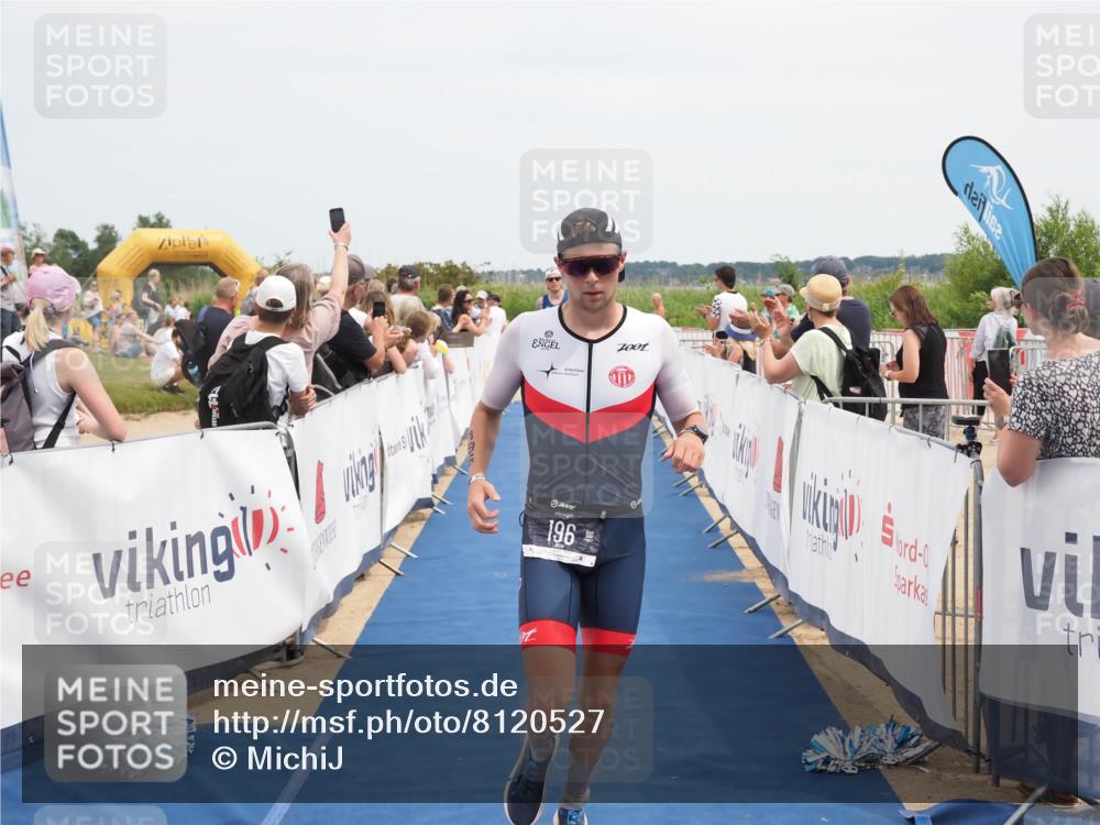22.06.2025 - Viking Triathlon MichiJ http://msf.ph/oto/8120527 22.06.2025 14:59:17 Ziel 196, 611 meine-sportfotos.de