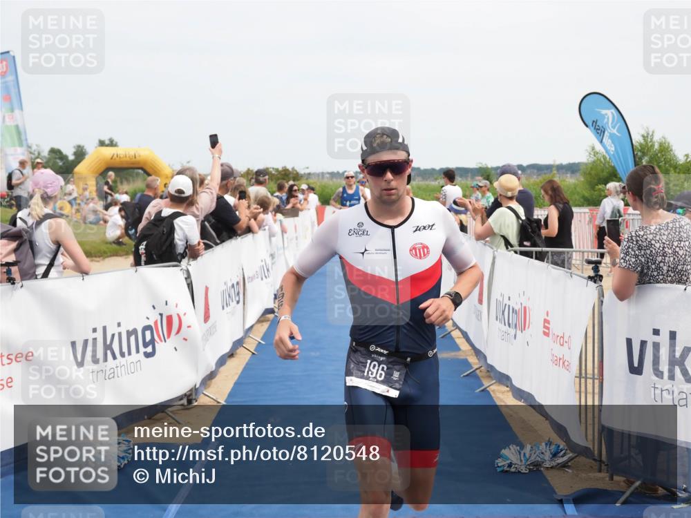22.06.2025 - Viking Triathlon MichiJ http://msf.ph/oto/8120548 22.06.2025 14:59:17 Ziel 196, 611 meine-sportfotos.de