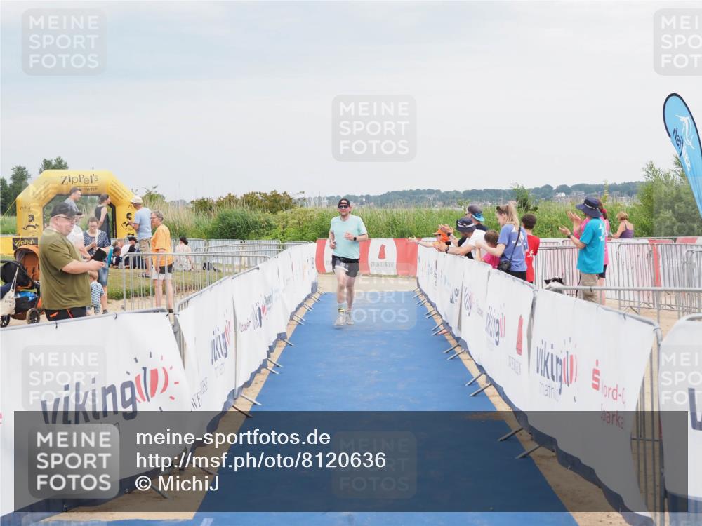 22.06.2025 - Viking Triathlon MichiJ http://msf.ph/oto/8120636 22.06.2025 17:04:31 Ziel 257 meine-sportfotos.de
