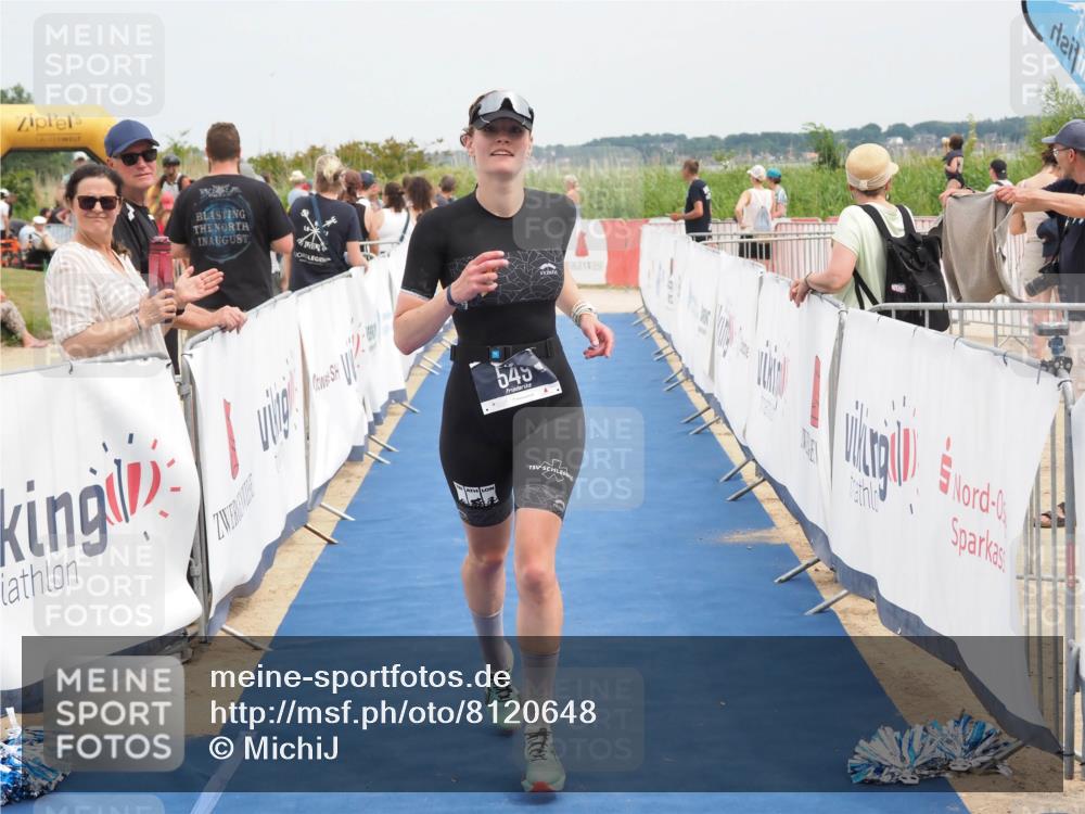 22.06.2025 - Viking Triathlon MichiJ http://msf.ph/oto/8120648 22.06.2025 15:12:05 Ziel 549 meine-sportfotos.de