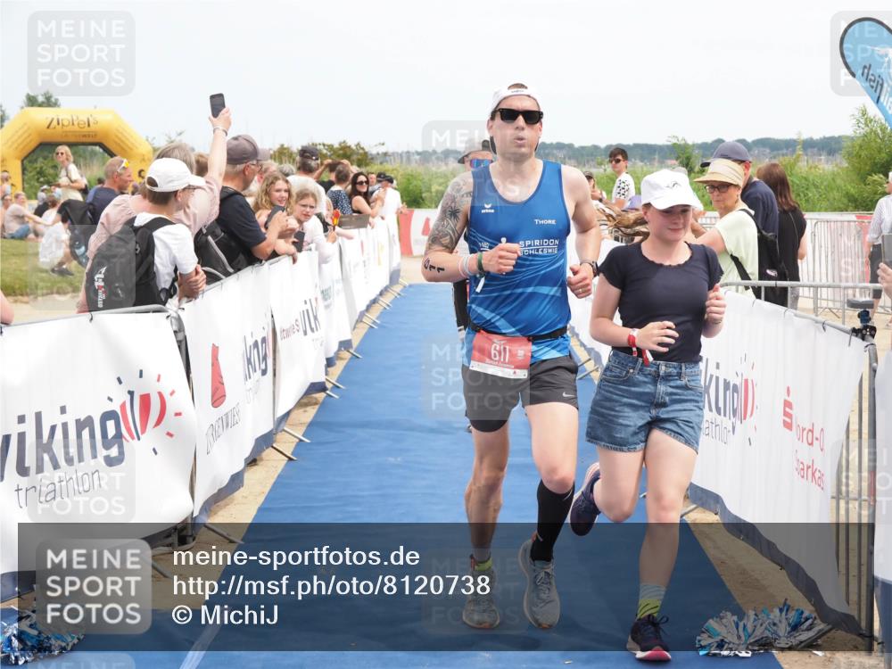22.06.2025 - Viking Triathlon MichiJ http://msf.ph/oto/8120738 22.06.2025 14:59:20 Ziel 196, 611 meine-sportfotos.de
