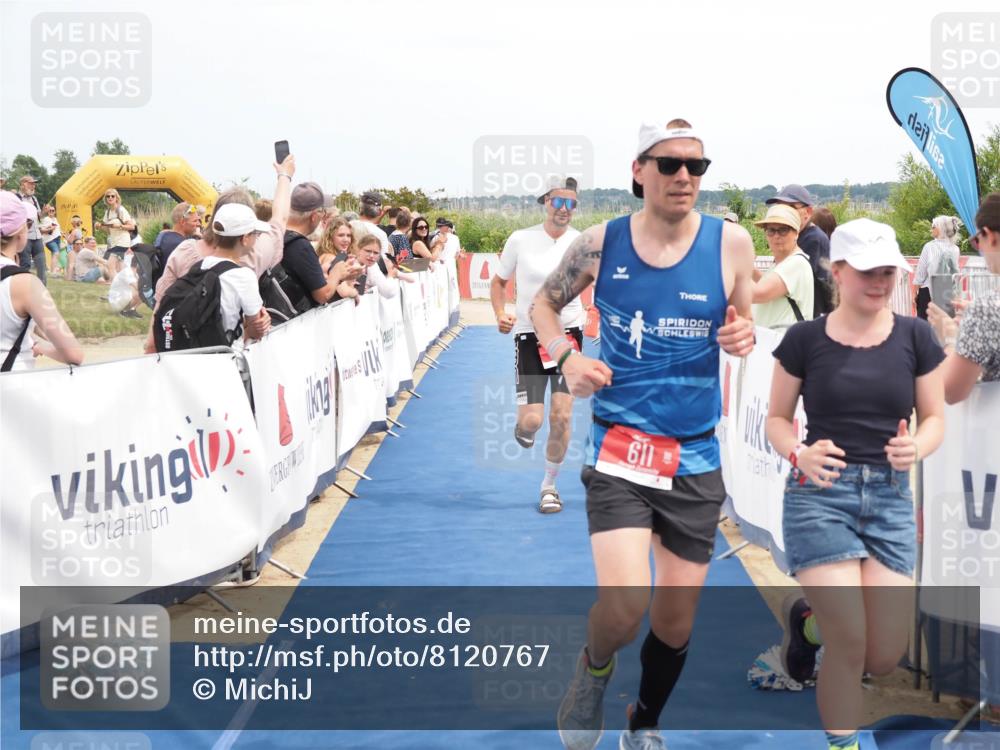 22.06.2025 - Viking Triathlon MichiJ http://msf.ph/oto/8120767 22.06.2025 14:59:20 Ziel 196, 611 meine-sportfotos.de