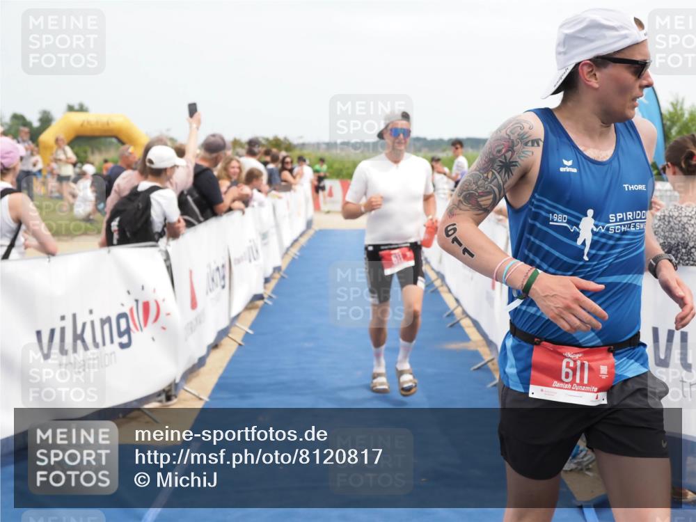 22.06.2025 - Viking Triathlon MichiJ http://msf.ph/oto/8120817 22.06.2025 14:59:21 Ziel 196, 611, 654 meine-sportfotos.de