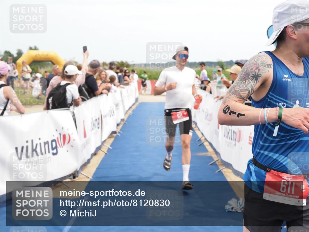 22.06.2025 - Viking Triathlon MichiJ http://msf.ph/oto/8120830 22.06.2025 14:59:21 Ziel 196, 611, 654 meine-sportfotos.de