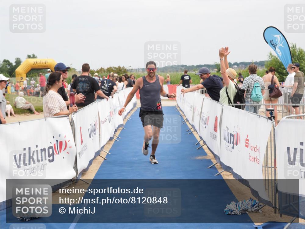22.06.2025 - Viking Triathlon MichiJ http://msf.ph/oto/8120848 22.06.2025 15:12:28 Ziel 643 meine-sportfotos.de