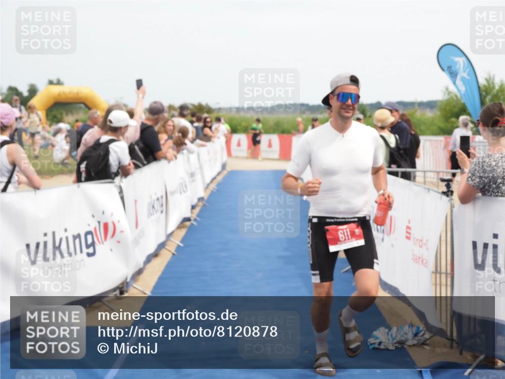 22.06.2025 - Viking Triathlon MichiJ http://msf.ph/oto/8120878 22.06.2025 14:59:21 Ziel 196, 611, 654 meine-sportfotos.de
