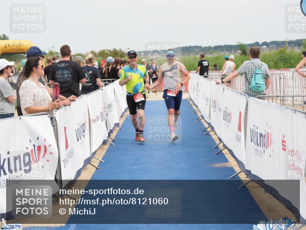 22.06.2025 - Viking Triathlon MichiJ http://msf.ph/oto/8121060 22.06.2025 15:13:06 Ziel 623 meine-sportfotos.de