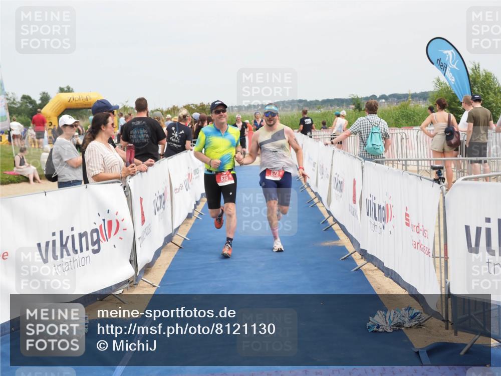 22.06.2025 - Viking Triathlon MichiJ http://msf.ph/oto/8121130 22.06.2025 15:13:07 Ziel 98, 337, 623 meine-sportfotos.de