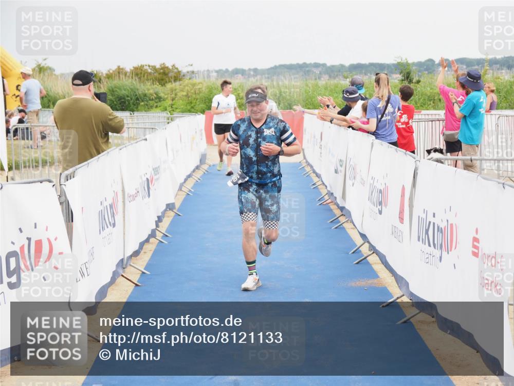 22.06.2025 - Viking Triathlon MichiJ http://msf.ph/oto/8121133 22.06.2025 17:04:46 Ziel 466, 656 meine-sportfotos.de