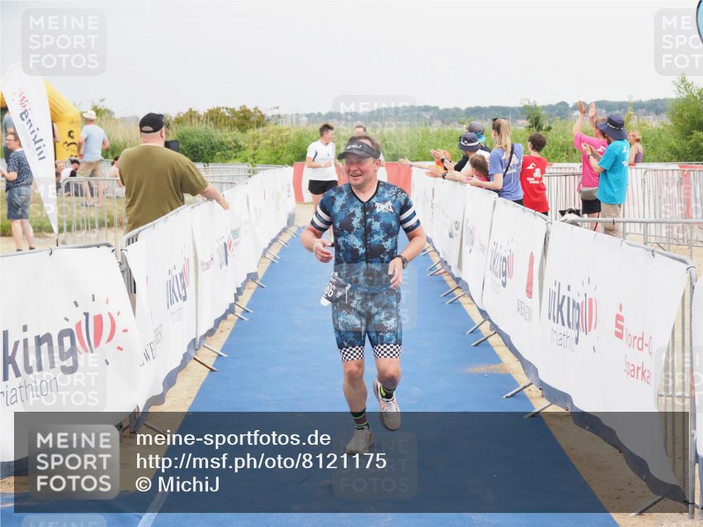 22.06.2025 - Viking Triathlon MichiJ http://msf.ph/oto/8121175 22.06.2025 17:04:47 Ziel 466, 656 meine-sportfotos.de