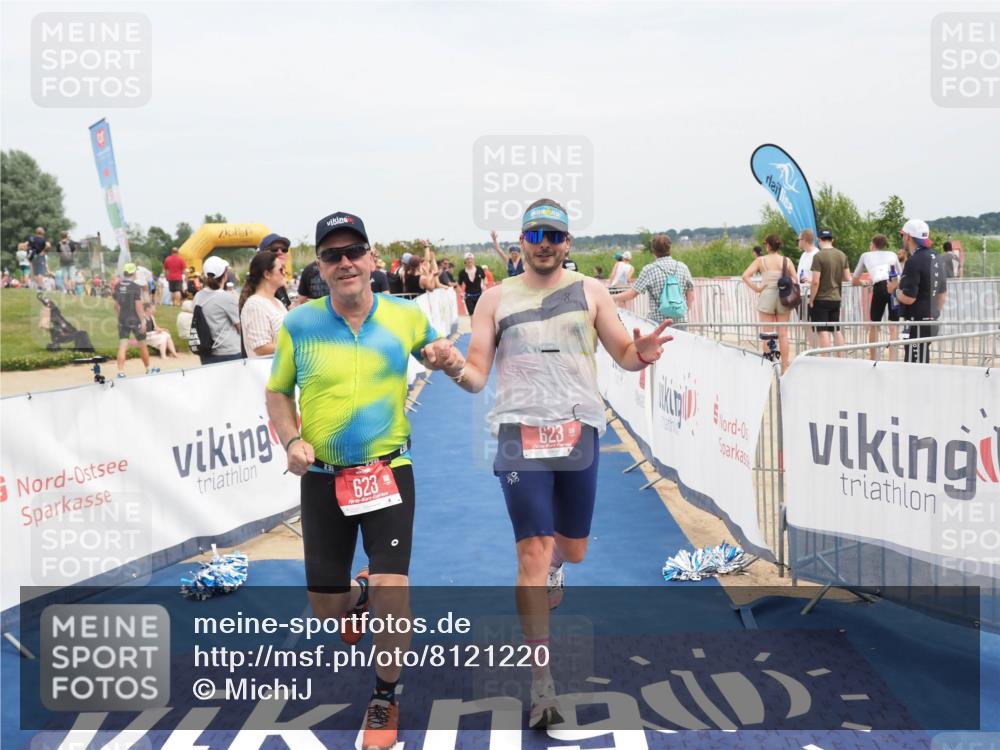 22.06.2025 - Viking Triathlon MichiJ http://msf.ph/oto/8121220 22.06.2025 15:13:08 Ziel 98, 337, 623 meine-sportfotos.de