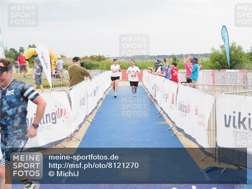 22.06.2025 - Viking Triathlon MichiJ http://msf.ph/oto/8121270 22.06.2025 17:04:48 Ziel 466, 656 meine-sportfotos.de