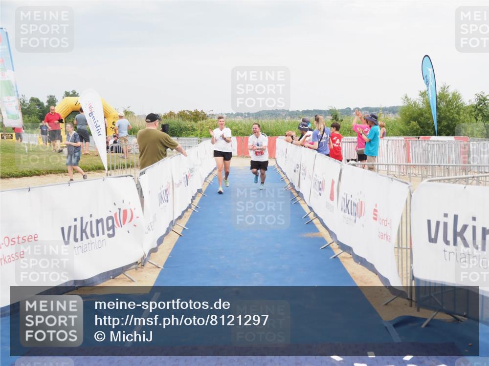 22.06.2025 - Viking Triathlon MichiJ http://msf.ph/oto/8121297 22.06.2025 17:04:49 Ziel 466, 656 meine-sportfotos.de