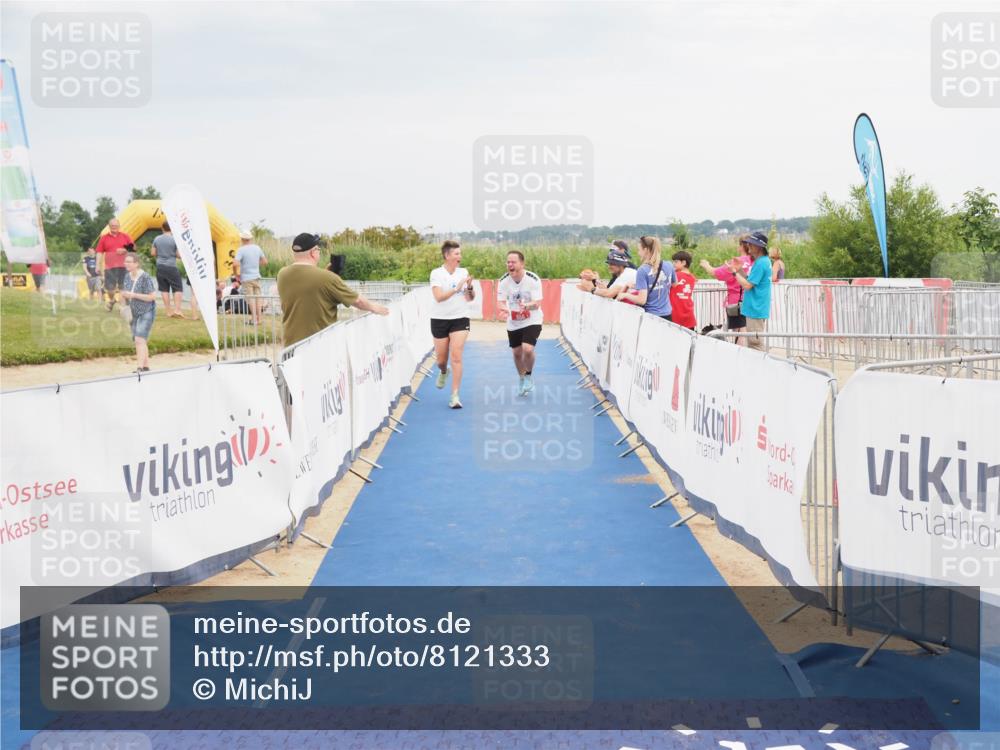 22.06.2025 - Viking Triathlon MichiJ http://msf.ph/oto/8121333 22.06.2025 17:04:49 Ziel 466, 656 meine-sportfotos.de