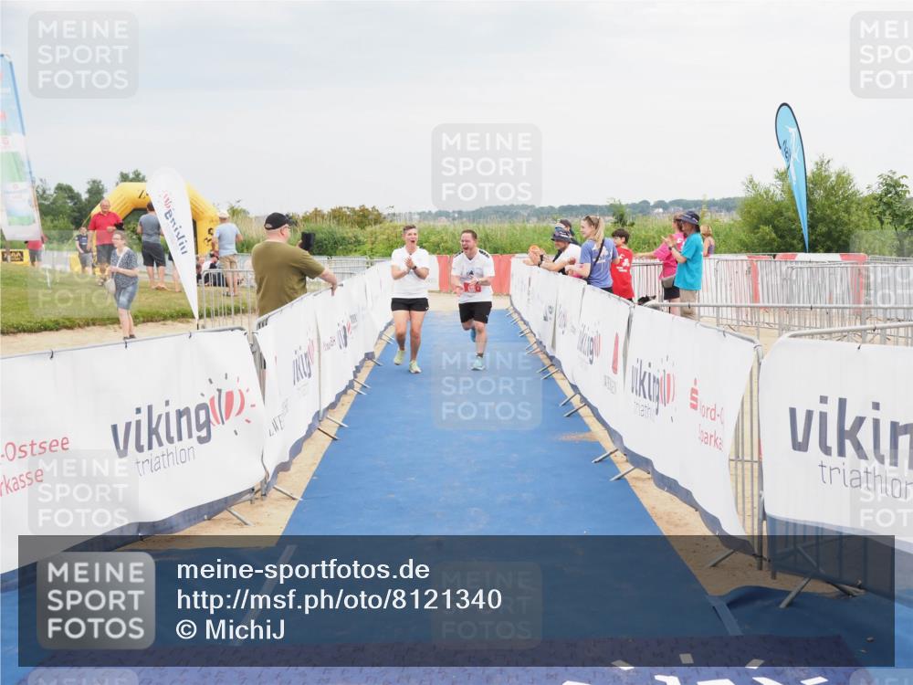22.06.2025 - Viking Triathlon MichiJ http://msf.ph/oto/8121340 22.06.2025 17:04:49 Ziel 466, 656 meine-sportfotos.de